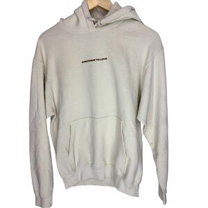 Love club Cream Hoodie Sweatshirt with 'CONTINUE TO LOVE' Print